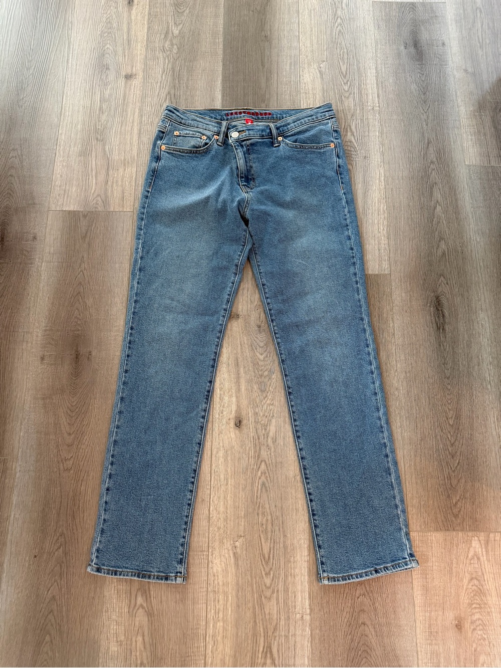 Lucky Brand High Rise Crossover Denim Jeans Women’s size 6/28
